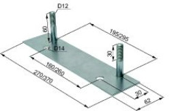 Połączenie PLA+NSYZPLAxx na cokole 900mm NSYZwys.PLA gł.320mm NSYAZ3PLA
