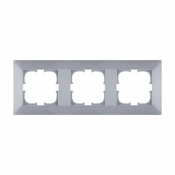 Ramka potrójna Srebrny ODAK O103/10E EXEN