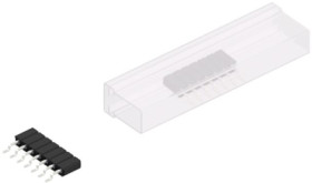 Socket header, 7 pole, pitch 2.54 mm, straight, BLLP7SMD7ZSM