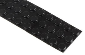 Nóżki antywibracyjne, 9.5mm, Okrągła