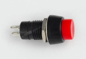 Przełącznik przyciskowy okrągły duży plastik PBS-20-B2 / OFF-(ON)