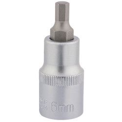Draper Expert 16298 1/2" Sq. Dr. Hexagonal Socket Bits (6mm)