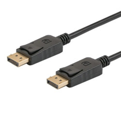 Kabel SAVIO CL-136 (DisplayPort M - DisplayPort M 2m kolor czarny)