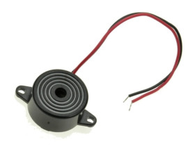 Przetwornik piezoelektryczny z przewodem 24Vdc; 15mA; 85db