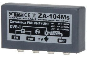 Zwrotnica FM+VHF+UHF ZA-104MS
