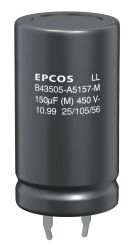 Kondensator elektrolityczny Epcos snap-in LL 100 UF 400V