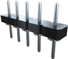 Złącze szpilkowe 9-pinowe raster: 2.54mm -rzędowe Samtec Przewlekany