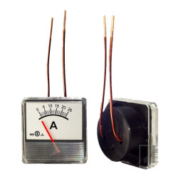 Amperomierz 25A kwadratowy+bocznik DRUTY WP25