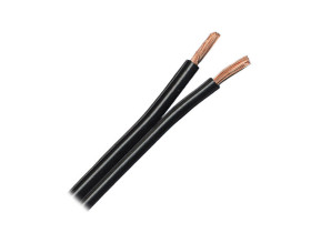 Kabel głośnikowy 2x0,35mm 1m TLY czarny