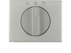 BERKER K.5 Płytka czołowa z pokrętłem do Wyłącznika żaluzjowego obrotowego stal szlachetna 1077710400 HAGER