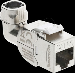 90800 Keystone Module RJ45 jack to LSA Cat.6a, 90°