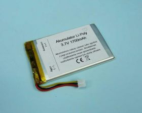 1700mAh 3,7V Li-PO 3-PIN 82x50x4mm