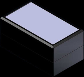 ABS enclosure, (L x W x H) 145 x 85 x 73 mm, black (RAL 9004), IP54, 770.9