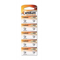 AG3 LR41 - 10 pcs 1.5V Alkaline Plus Battery - BP10 Eurobatt