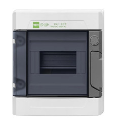 Rozdzielnica hermetyczna EP-LUX natynkowa 1x6 1500V DC 1000V AC PE+N dymny IP65 1960-01