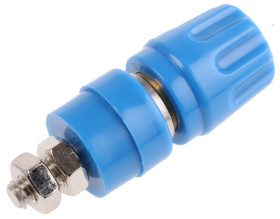 Gniazdo montażowe, rodzaj Żeński, Niebieski, 35A, 60V dc