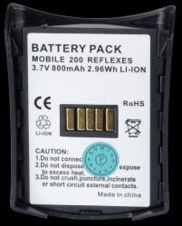 Cordless phone battery, Li-Ion 3,7 V, 800 mAh