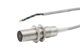 Czujnik indukcyjny M18x1 dł: 62mm zabudowany Sn: 5mm 10-30V DC PNP NO kabel PVC 2m IP67 IB180100