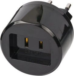 Adapter podróżny USA - Euro /z bezpieczikiem 2,5A/ 1508500010