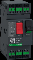 GV2ME16A TeSys GV2 motor protection switch, 9 A - 14 A, pushbutton, snap
