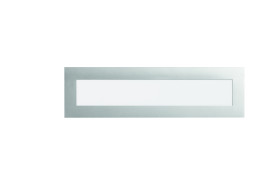 Ekspozycja dokumentów do montażu ściennego, Przezroczysty, Metal, 210 x 40, Magnetyczny