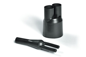 Termokurczliwe buty średnica przed 21mm średnica po skurczeniu 9.4mm HellermannTyton dł. 76.5mm