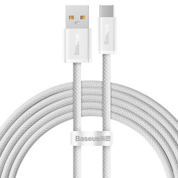 Kabel USB/USB-C 2m BASEUS 100W Biały, Dynamic Series