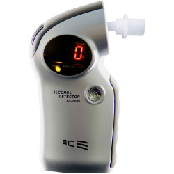 ACE 107003 AL6000 Breathalyser Silver 0.0-4‰ Exchangeable sensor Display