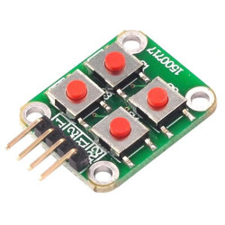 2x2 TACT Switch Keyboard - Matrix of 4 Buttons for Arduino