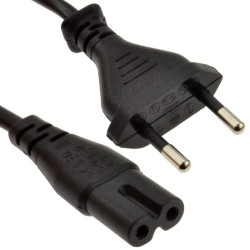 "Figure 8" Type Power Cable 2m - C7 (EU)