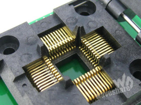 Waveshare QFP44 TO DIP44 (A), Programmer Adapter