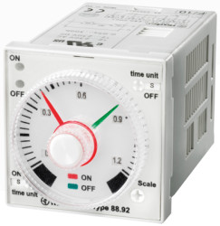 Clock generator, aysmetric flasher unit (pulse starting), 2 Form C (NO/NC), 12-240 V AC/DC, 8 A/250 VAC, 88.92.0.240.0001