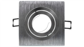 Sufitowa Oprawa Punktowa Morena, Ip20, Kwadrat, Inox