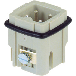 Harting 09 20 003 2611 Han&#xAE; 3 A Insert Male Screw Terminal
