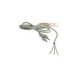 Kabel zasil. sieciowy 3x0.75 2,4 KF-CR5-H03RT-F 2.4m do żelazka