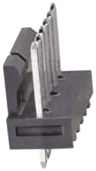 Złącze szpilkowe 4-pinowe KK 254 raster: 2.54 mm Prosty 1-rzędowe Molex Otwór przelotowy500 V Bez osłony