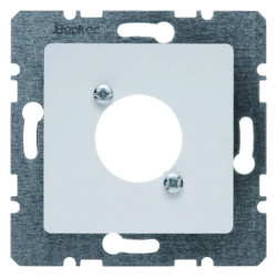 Płytka centralna do okrągłych łączy wtykowych XLR D-Serie śnieżnobiały S.1/B.1/B.3/B.7 Glas 14121909