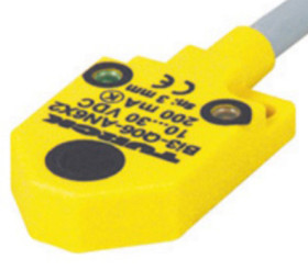 Czujnik zbliżeniowy Indukcyjny 2 mm Turck Wpuszczany 10 → 30 V DC długość 27.8mm w obudowie prostokątnej