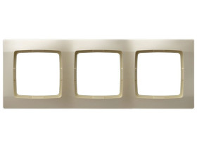 KARO Ramka 3 potrójna ecru perłowy R-3S/42 OSPEL