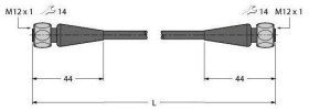 Turck 6934212 Złącze konfekcjonowane czujnika/aktuatora 20 m Ilość pinów: 5 1 szt.