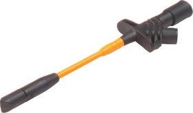 Clamp test probe, black, max. 3.5 mm, L 162 mm, CAT O, socket 4 mm, 972307100
