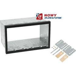Półkieszeń radiowa 2DIN+ blachy uniwers. 188,5mmx118 z ramką