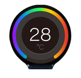 Kolorowy wyświetlacz LCD 1.28 TFT QVGA 240 x 240 SPI I/F Nie Midas