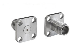 Złącze koncentryczne Montaż na kołnierzu Męski/żeński typ złącza Złącze koncentryczne w okrągłej obudowie Podnośnik