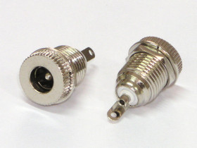 Gniazdo DC 2.1/5.5 przykręcane