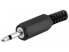 Wtyk jack - 3,5 mm - mono wtyczka jack 3,5 mm (2-pinowa, mono)