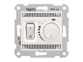 SEDNA Regulator temperatury termostat podłogowy z włącznikiem krem SDN6000323 SCHNEIDER ELECTRIC