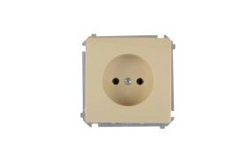 Simon Basic Gniazdo pojedyncze b/u 16A IP20 beżowe BMG1.01/12