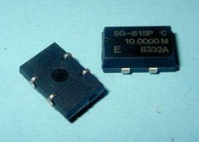 10,000 MHz SMD SG-615 OSCYLATOR 4-PIN