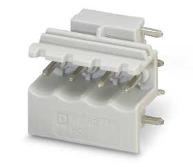 Wtykowy blok zaciskowy 4-pinowe 5/4-G1R KMGY, MSTBO 2 raster: 5 mm Kąt prosty 1-rzędowe Phoenix Contact Mocowanie do